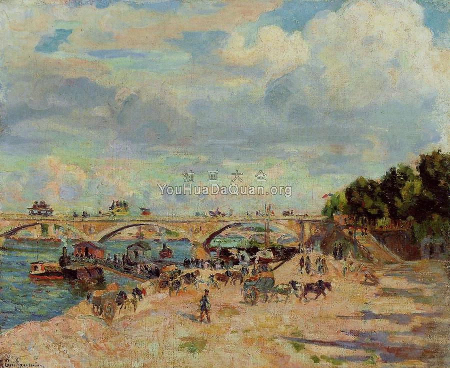 The Seine at Charenton - 阿曼·吉约曼